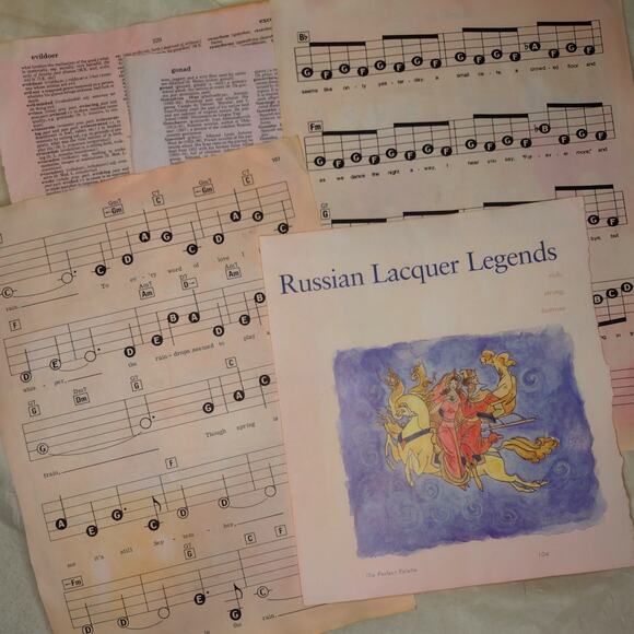 50 Pink Dyed Book Pages, Hand Dyed Papers, Junk Journal Supply - Picture 6 of 7